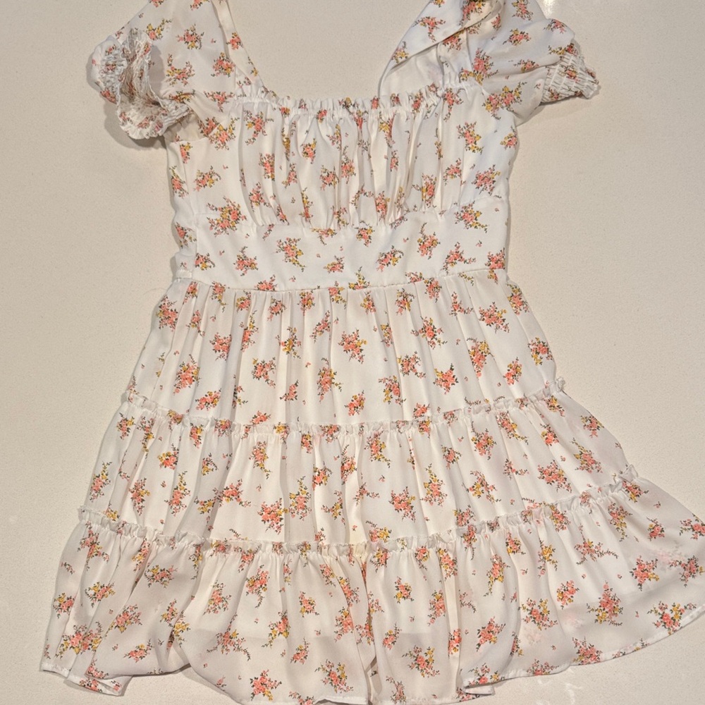 Altar'd State Cream Floral Dress